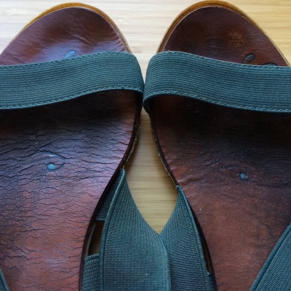 🟣 2/$10 ZIGI Girl Elastic Strap Sandals - Green - Picture 9 of 9